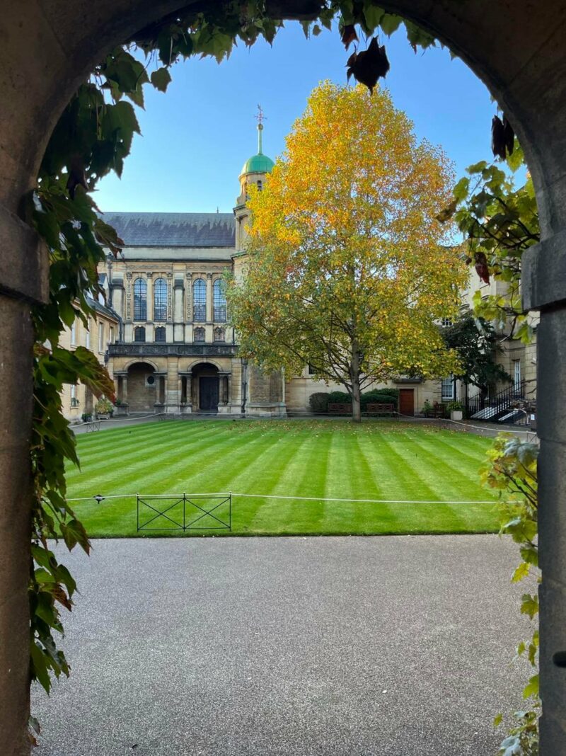 The quad in autumnal light