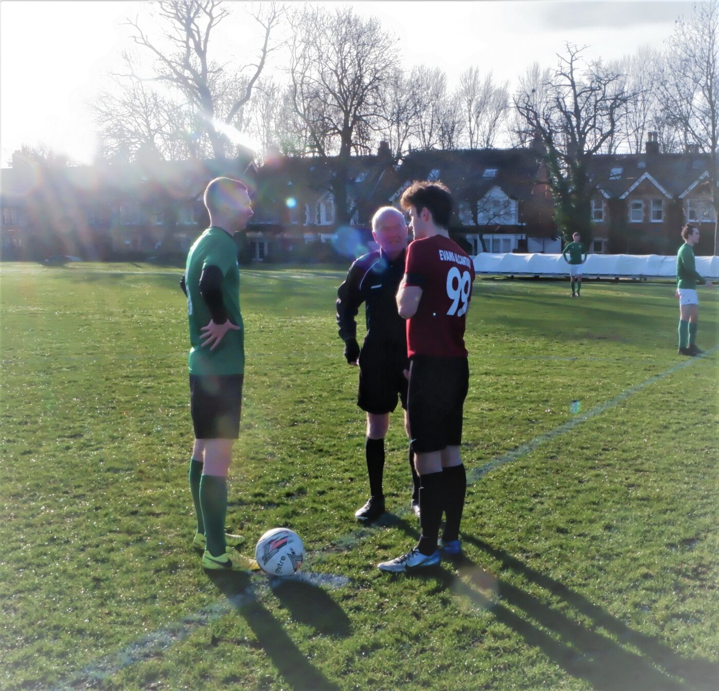 Hertford football team honours Kenny Lewis in first match of term