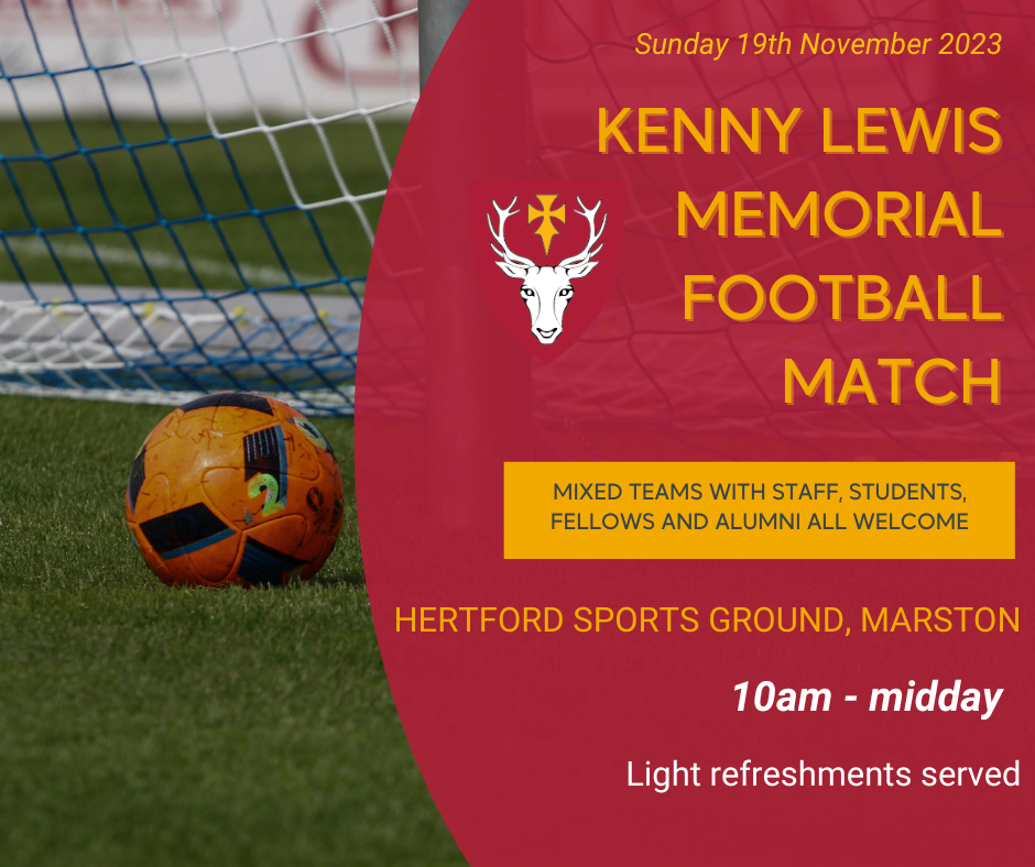 Kenny Lewis Memorial Football Match Hertford College University of